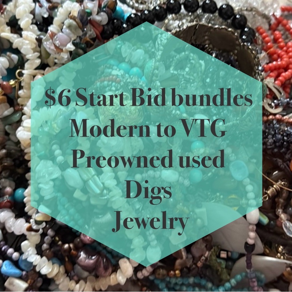 $6 starts Unlisted modern To VTG preowned Recently dig Jewelry mini bundles🩷🩷